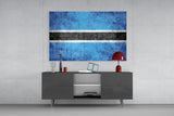 Flag of Botswana Glass Wall Art