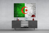 Flag of Algeria Glass Wall Art