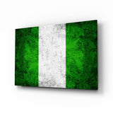 Flag of Nigeria Glass Wall Art