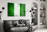 Flag of Nigeria Glass Wall Art