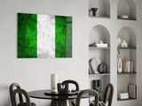 Flag of Nigeria Glass Wall Art