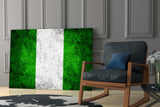 Flag of Nigeria Glass Wall Art