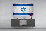 Flag of Israel Glass Wall Art