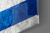 Flag of Israel Glass Wall Art