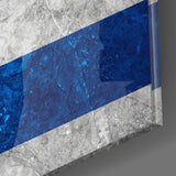 Flag of Israel Glass Wall Art