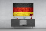 Flag of Germany Glass Wall Art