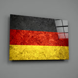 Flag of Germany Glass Wall Art