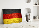 Flag of Germany Glass Wall Art