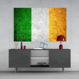 Flag of Ireland Glass Wall Art