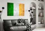 Flag of Ireland Glass Wall Art