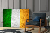 Flag of Ireland Glass Wall Art