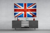 Flag of United Kingdom Glass Wall Art