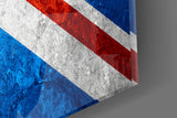 Flag of United Kingdom Glass Wall Art