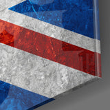 Flag of United Kingdom Glass Wall Art