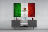 Flag of Mexico Glass Wall Art