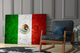 Flag of Mexico Glass Wall Art