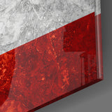 Flag of Puerto Rico Glass Wall Art