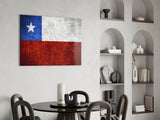 Flag of Chile Glass Wall Art