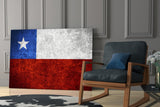 Flag of Chile Glass Wall Art