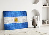 Flag of Argentina Glass Wall Art