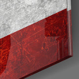 Flag of Puerto Rico Glass Wall Art