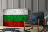 Flag of Bulgaria Glass Wall Art