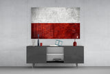 Flag of Poland Glass Wall Art