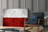 Flag of Poland Glass Wall Art