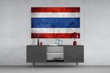 Flag of Tayland Glass Wall Art