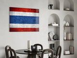 Flag of Tayland Glass Wall Art