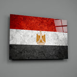 Flag of Egypt Glass Wall Art