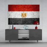 Flag of Egypt Glass Wall Art