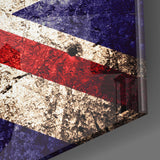 Flag of United Kingdom Glass Wall Art