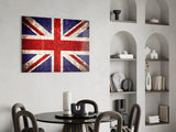 Flag of United Kingdom Glass Wall Art