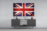 Flag of United Kingdom Glass Wall Art