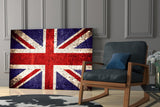 Flag of United Kingdom Glass Wall Art