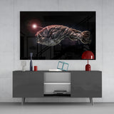 Deepsea Fish Glass Wall Art