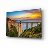 Bixby Creek Bridge Glass Wall Art