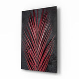 Areca Bunch Glass Wall Art