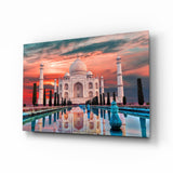 Taj Mahal Glass Wall Art