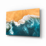 Waves Glass Wall Art