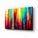 Abstract Art Glass Wall Art