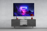 Triangle Glass Wall Art