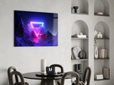 Triangle Glass Wall Art