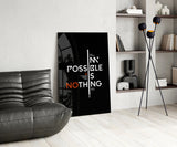 Motivational Glass Wall Art