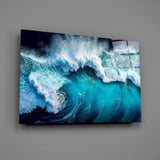 Waves Glass Wall Art