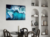 Waves Glass Wall Art