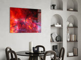 Galaxy Glass Wall Art