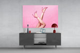 The Art Of Pink Glass Wall Art