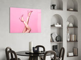 The Art Of Pink Glass Wall Art